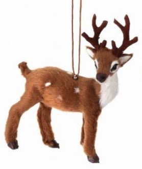 Ornament - Furry Deer (Turned)