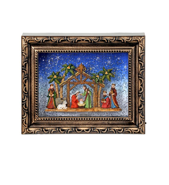 Nativity Frame - Snowglobe