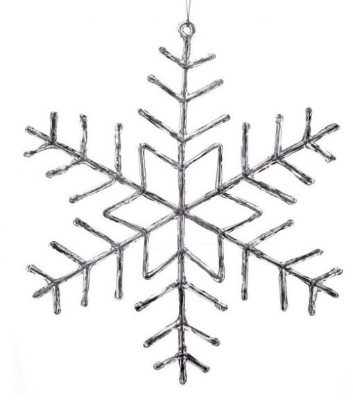 Ornament - Acrylic Snowflake 19