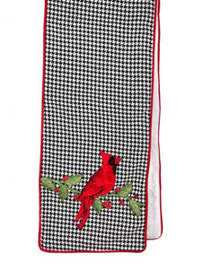 Table Runner - Cardinal Houndstooth