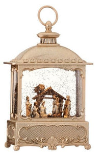 Globe Lantern - Square Nativity