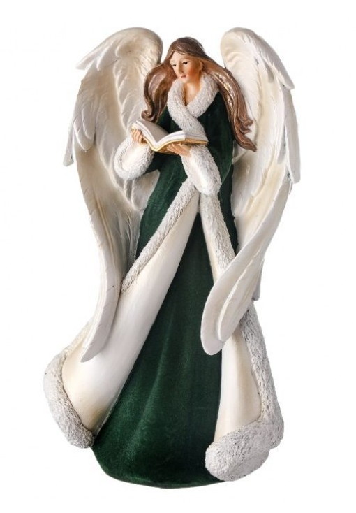 Angel - Emerald Dress with Book