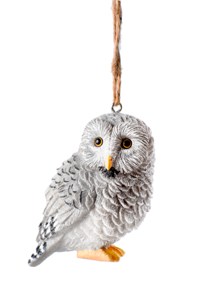 Ornament - Grey Owl (Facing Right)