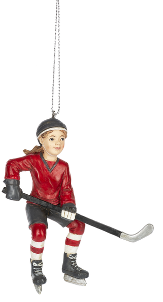 Ornament - Hockey Player (Girl)