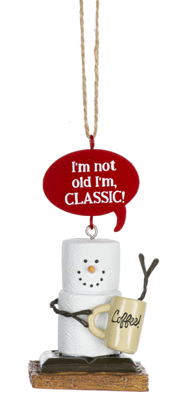 Ornament - S'Mores Not Old I'm Classic