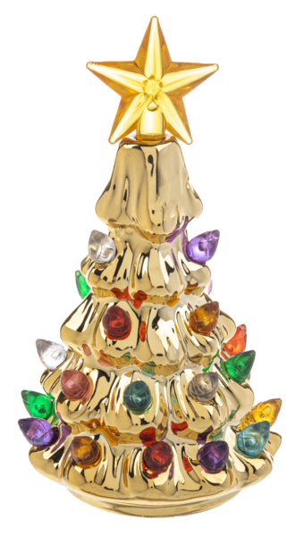 Ceramic Tree - Gold