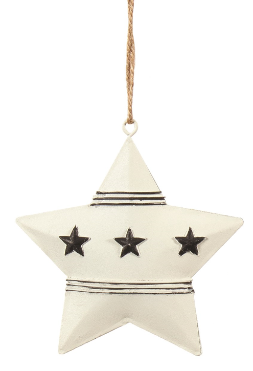 Ornament - Star (Black and White)