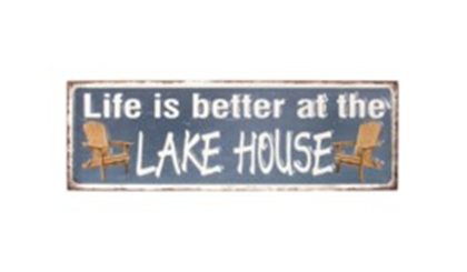 Wall Art - Life is better at the Lake House