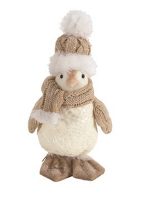 Penguin - Ivory with Scarf