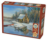 Puzzle - Winter Cabin (Easy Handling)