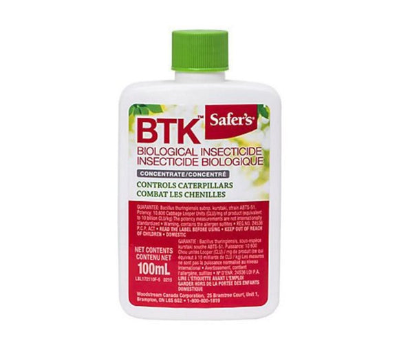 BTK Insecticide For Caterpillars Concentrate 100ML