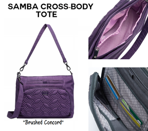 Samba Cross Body Tote (Assorted colours)