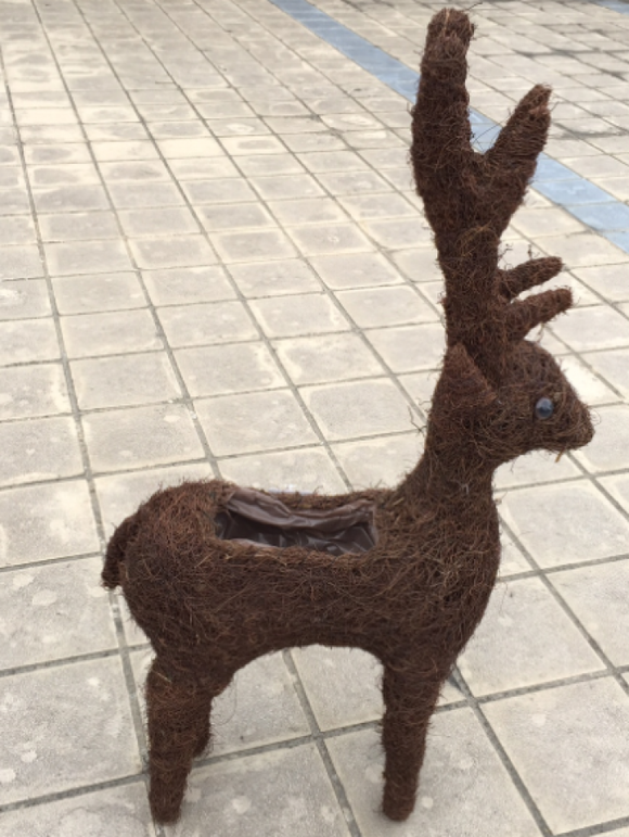 Reindeer Planter - With Planting Hole (Small)