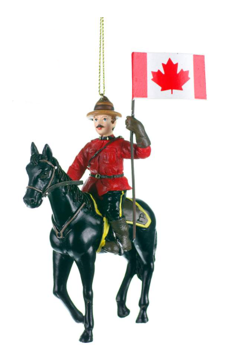 Ornament - RCMP Mountie on Horse