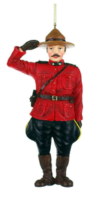 Ornament - Saluting Mountie (Male)