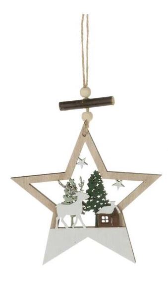 Ornament - Wooden Star