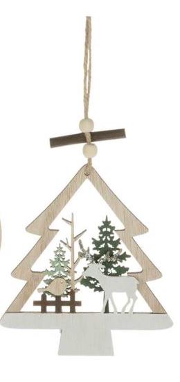 Ornament - Wooden Tree