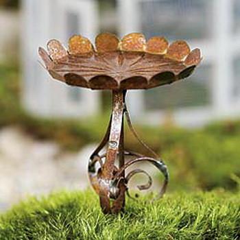 Fairy Garden - Mini Petal Birdbath