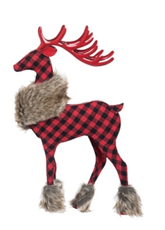 Reindeer Decor - Metal Scarf (Standing)