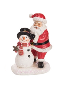 Santa - With Snowman (Top Hat)