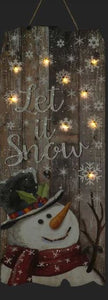 Wall Art - Snowman Let It Snow